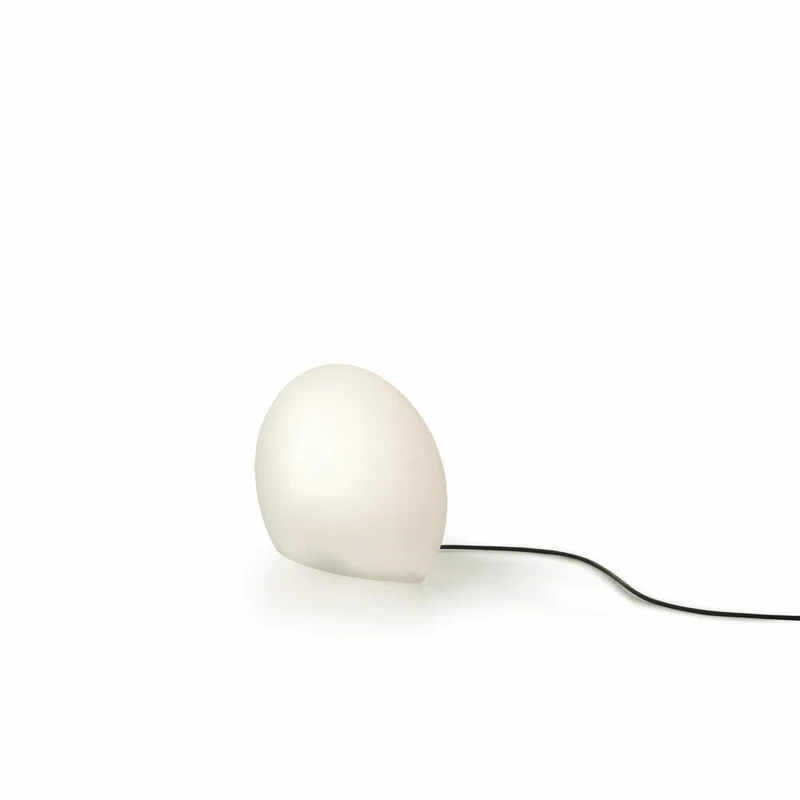 Authentics EGGO Outdoor Leuchtskulptur S, Bodenleuchte, Dekoleuchte, Dekolampe, Weiß, 822556