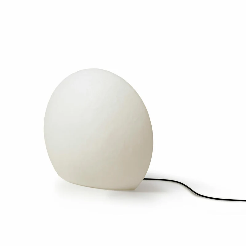 Authentics EGGO Outdoor Leuchtskulptur M, Bodenleuchte, Dekoleuchte, Dekolampe, Weiß, 823556