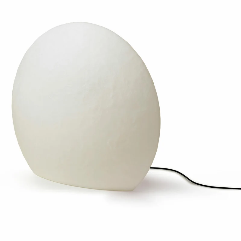 Authentics EGGO Outdoor Leuchtskulptur L, Bodenleuchte, Dekoleuchte, Dekolampe, Weiß, 824556