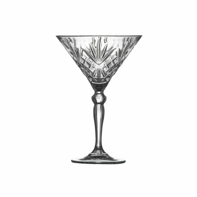Lyngby Glas Cocktailglas Melodia 4er Set, Kristallglas, Transparent, 210 ml, 33657