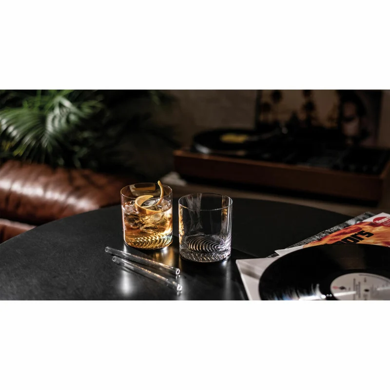 Zwiesel Glas Whiskyglas groß Echo 4er Set, Kristallglas, Transparent, 399 ml, 123377