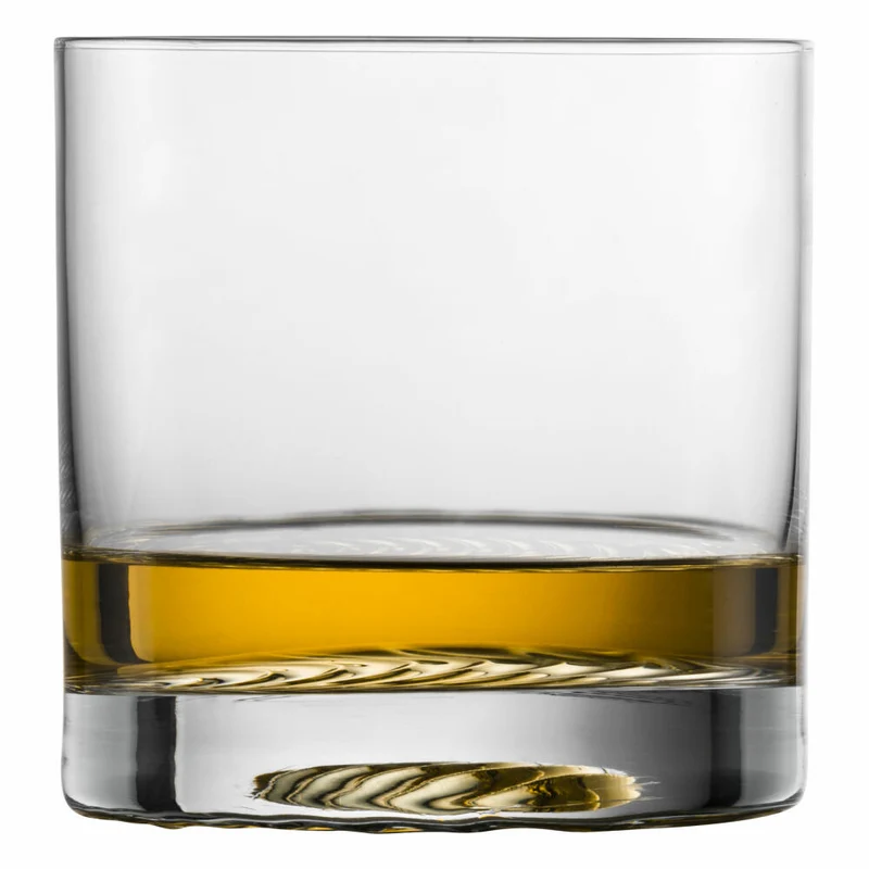 Zwiesel Glas Whiskyglas groß Echo 4er Set, Kristallglas, Transparent, 399 ml, 123377