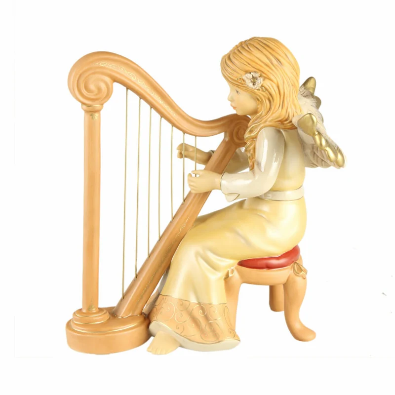 Goebel Engel Sanfte Melodie, Steingut, Champagner, Limited Edition, 41650071