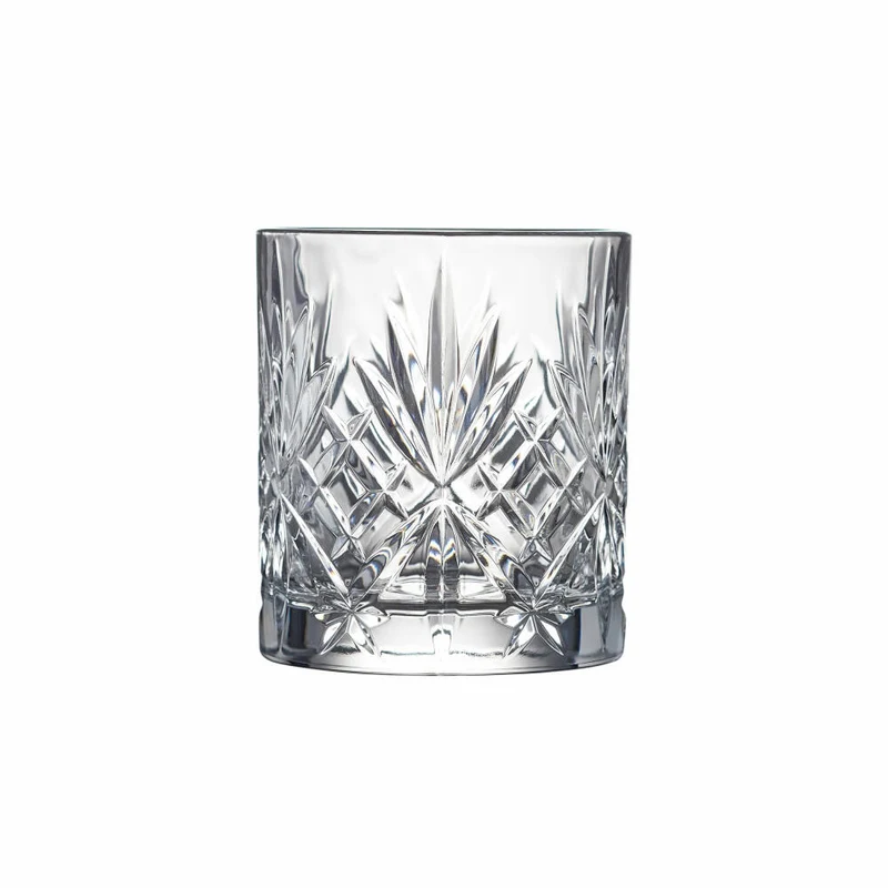 Lyngby Glas Wasserglas Melodia 6er Set, Becher, Kristallglas, Klar, 230 ml, 10509
