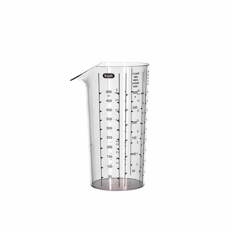 Rosti Messbecher, Rührbecher, SAN-Kunststoff, Transparent, 500 ml, 10605