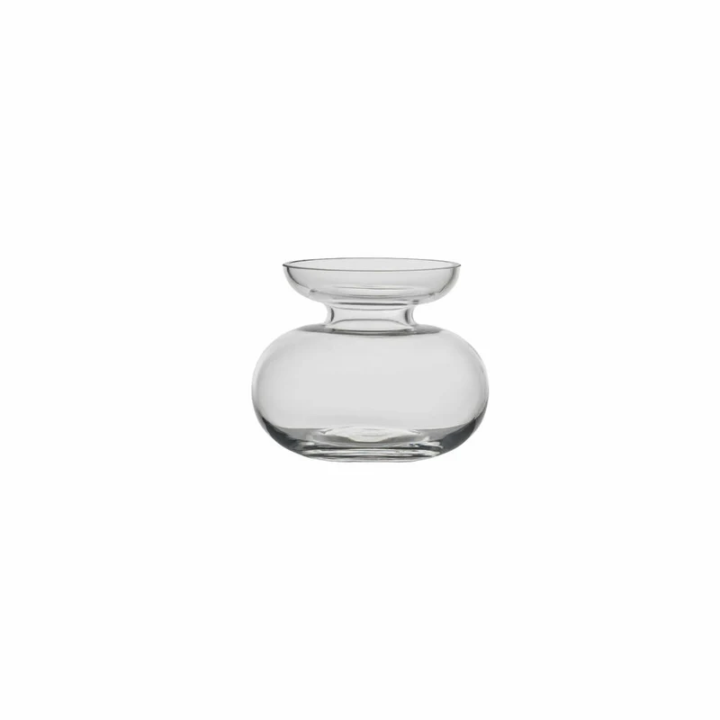 Zone Denmark Vase Inu Pure Clear, Blumenvase, Dekovase, Glas, Klar, 11 x 9 cm, 31496