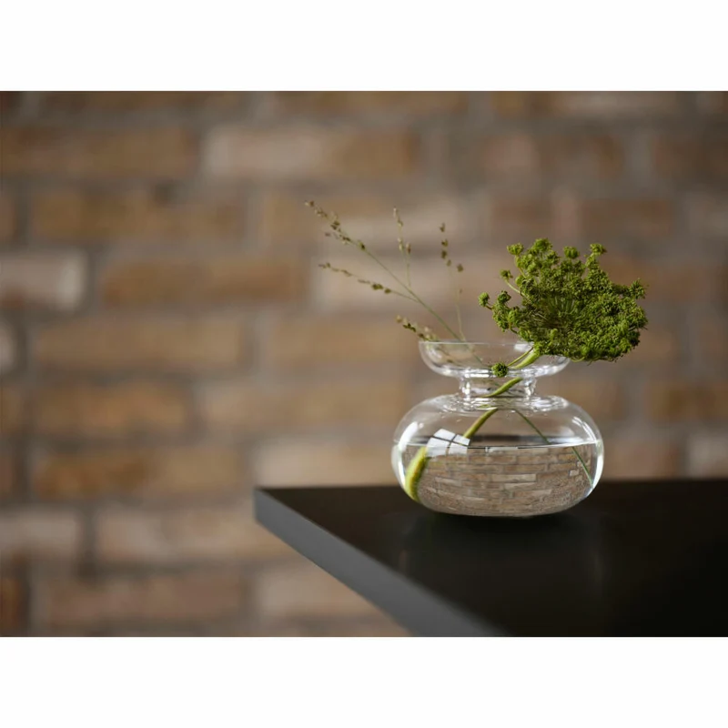 Zone Denmark Vase Inu Pure Clear, Blumenvase, Dekovase, Glas, Klar, 11 x 9 cm, 31496