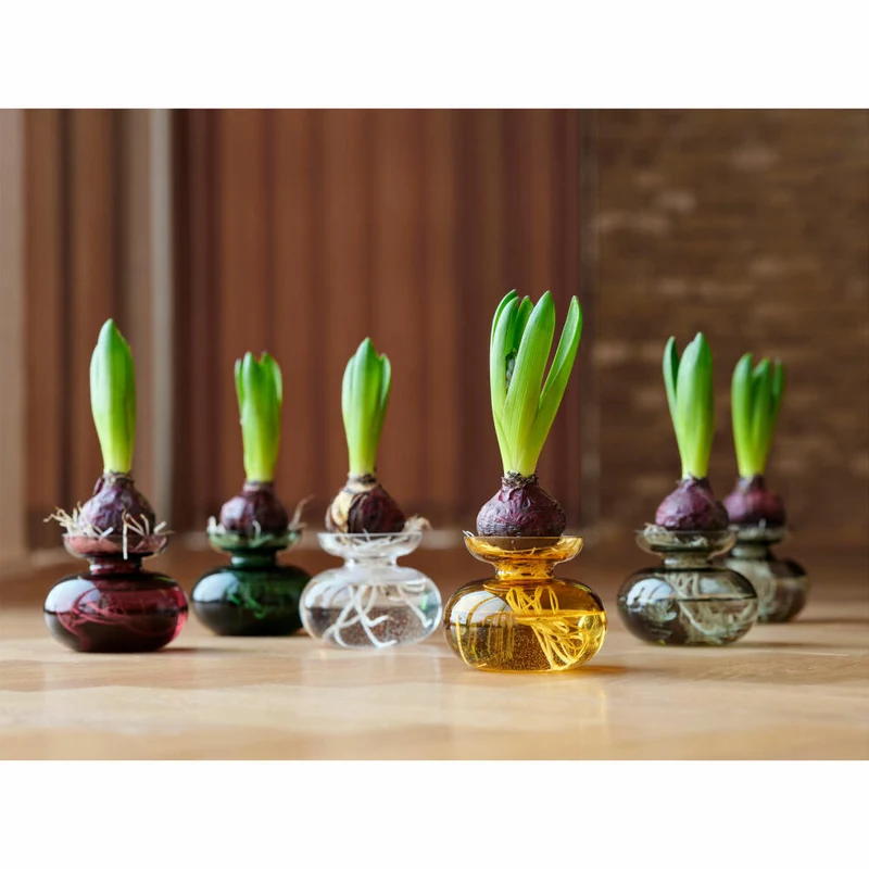 Zone Denmark Vase Inu Moss Green, Blumenvase, Dekovase, Glas, Grün, 11 x 9 cm, 31498