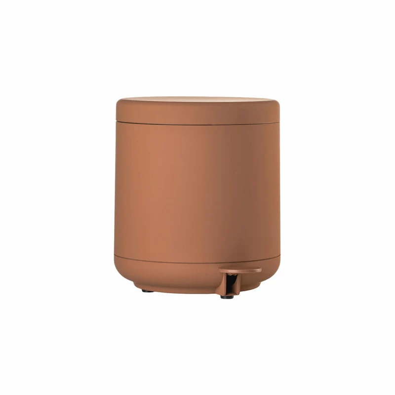 Zone Denmark Pedaleimer Ume Terracotta, Abfalleimer, ABS-Kunststoff, Rot, 4 L, 31547
