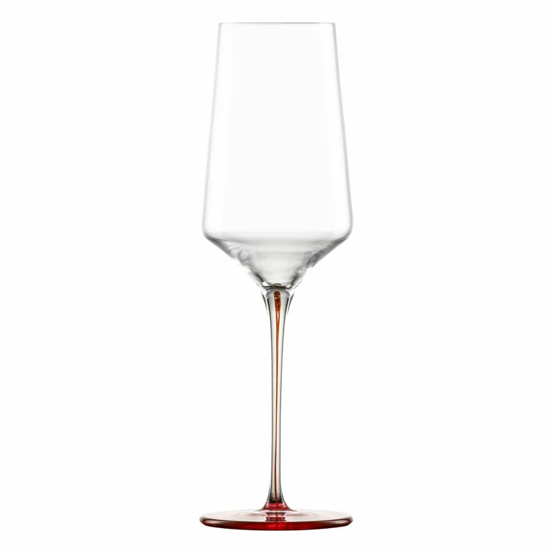 Zwiesel Glas Handmade Sektglas Ink mit Moussierpunkt, Kristallglas, Antikrot, 400 ml, 123423