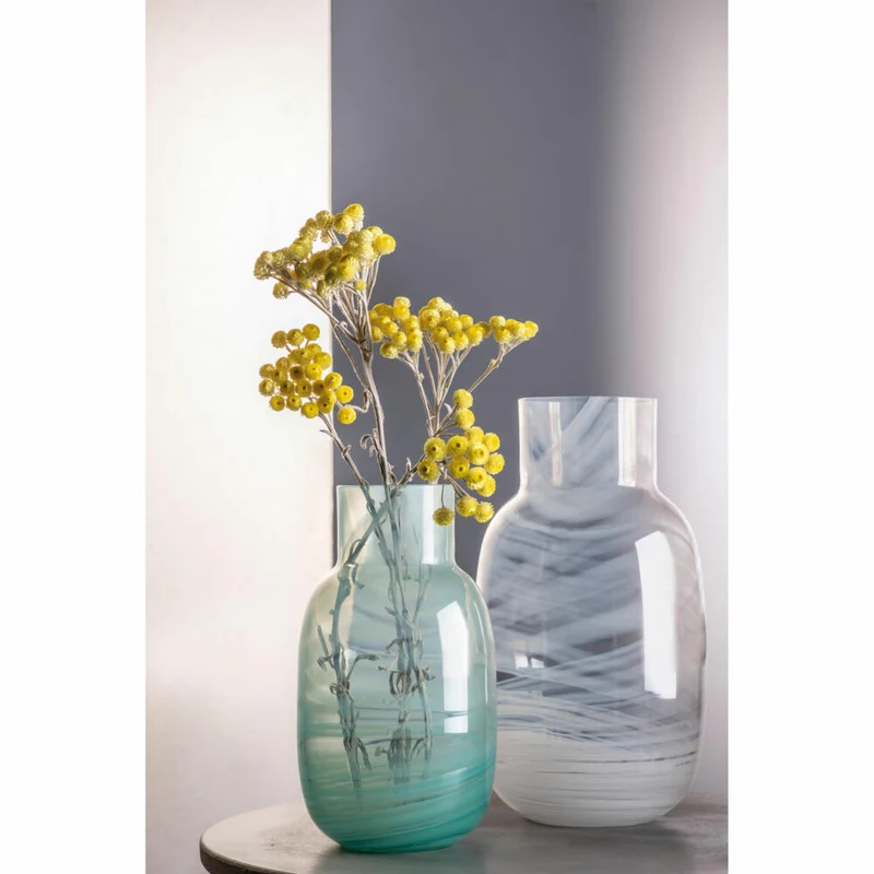 Zwiesel Glas Handmade Vase Green Waters S, Kristallglas, Grün, 123427