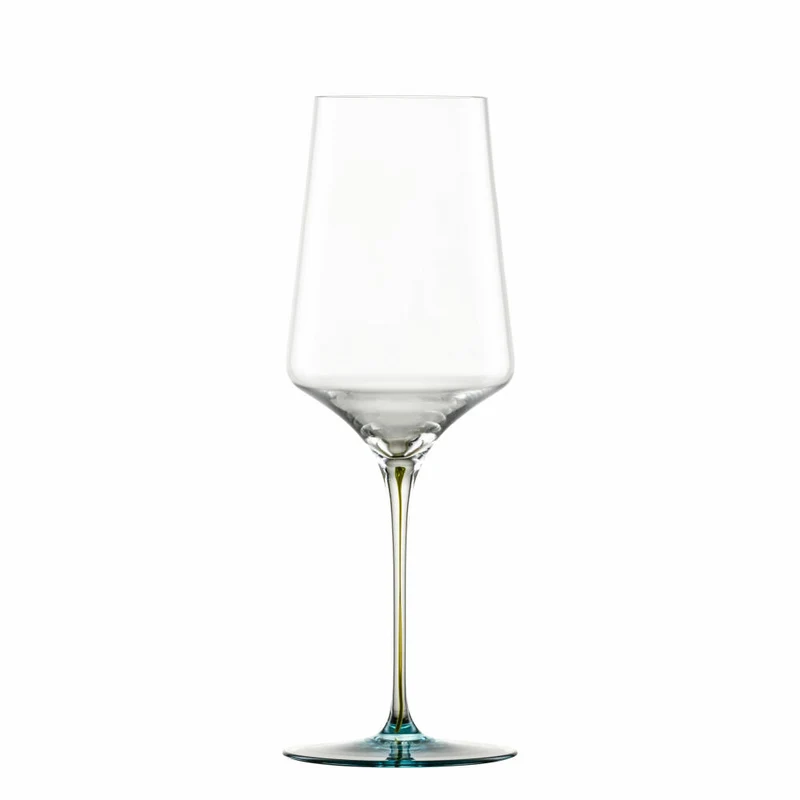 Zwiesel Glas Handmade Weißweinglas Ink, Kristallglas, Smaragdgrün, 407 ml, 123412