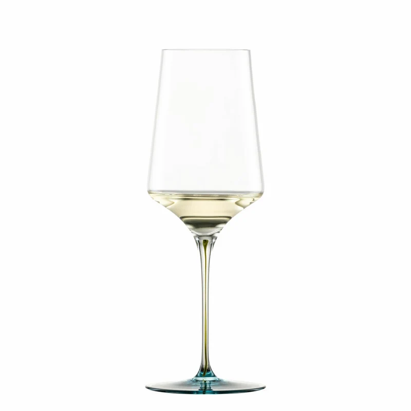 Zwiesel Glas Handmade Weißweinglas Ink, Kristallglas, Smaragdgrün, 407 ml, 123412