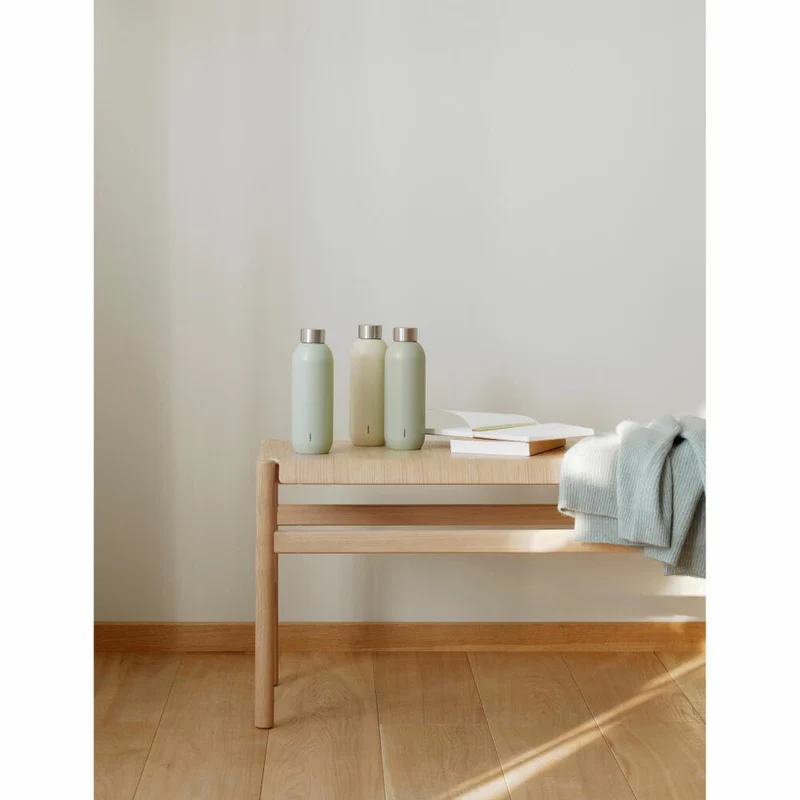 Stelton Isolierflasche Keep Cool, Edelstahl, Kunststoff, Minty Moss, 600 ml, 355-23