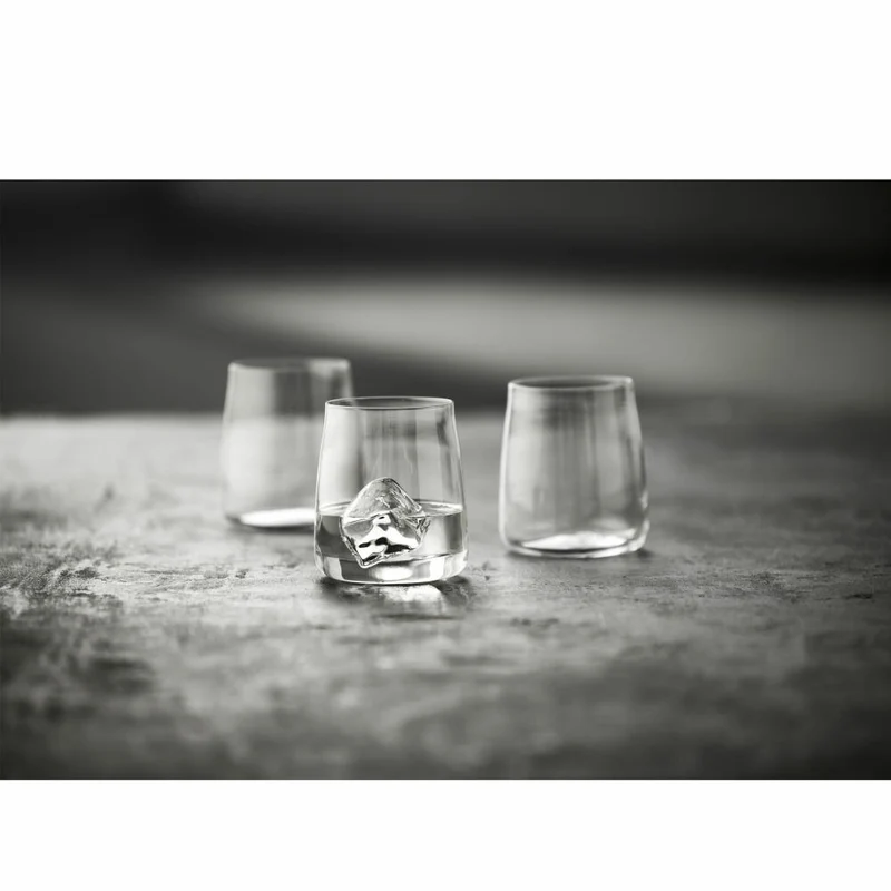 Lyngby Glas Wasserglas Zero 6er Set, Becher, Kristallglas, Transparent, 420 ml, 23793