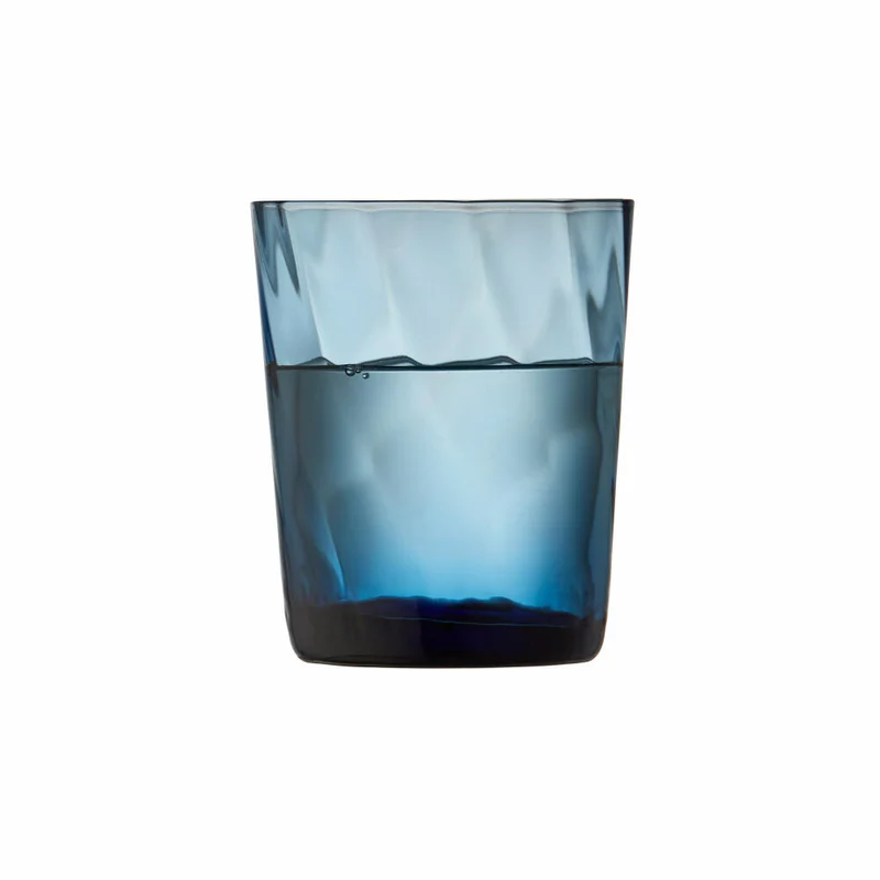 Lyngby Glas Wasserglas Vienna 4er Set, Becher, Glas, Blau, 300 ml, 30188