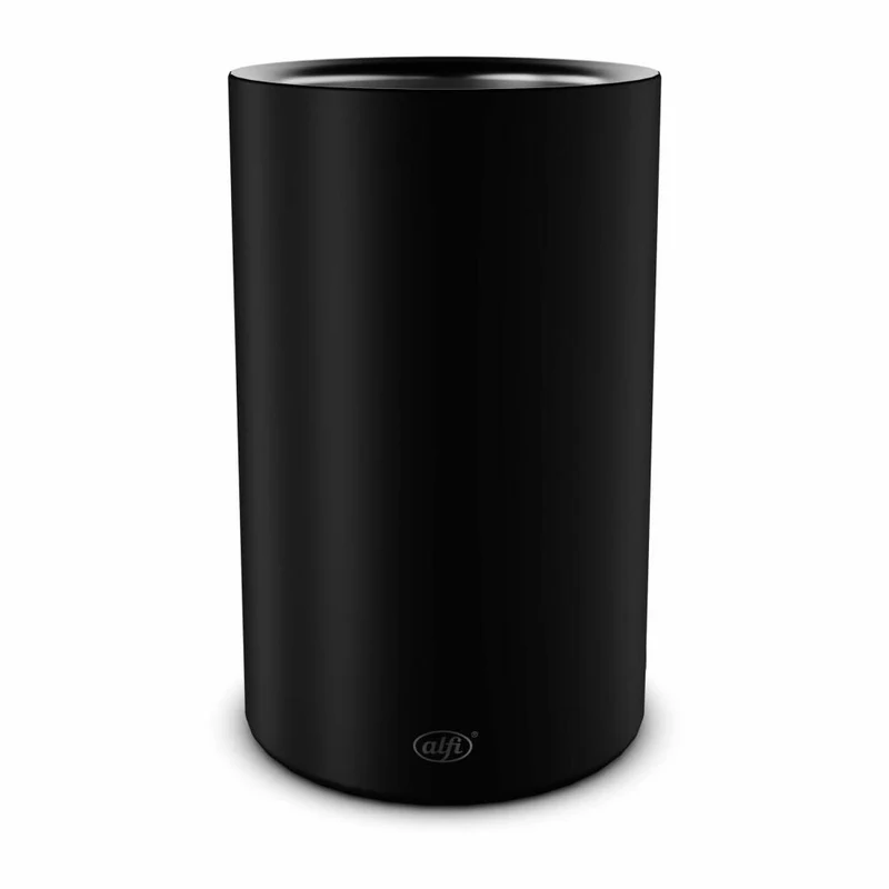 alfi Flaschenkühler VINO, Weinkühler, Flaschen Kühler, Getränkekühler, Edelstahl, Velvet Black Mat, 0457232100