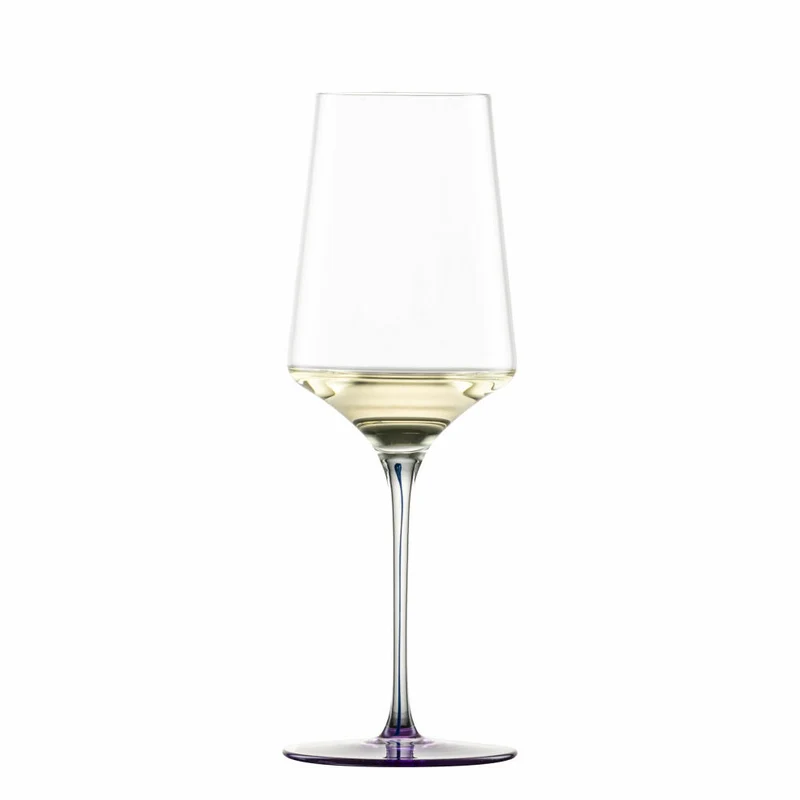 Zwiesel Glas Handmade Weißweinglas Ink, Kristallglas, Violett, 407 ml, 123415