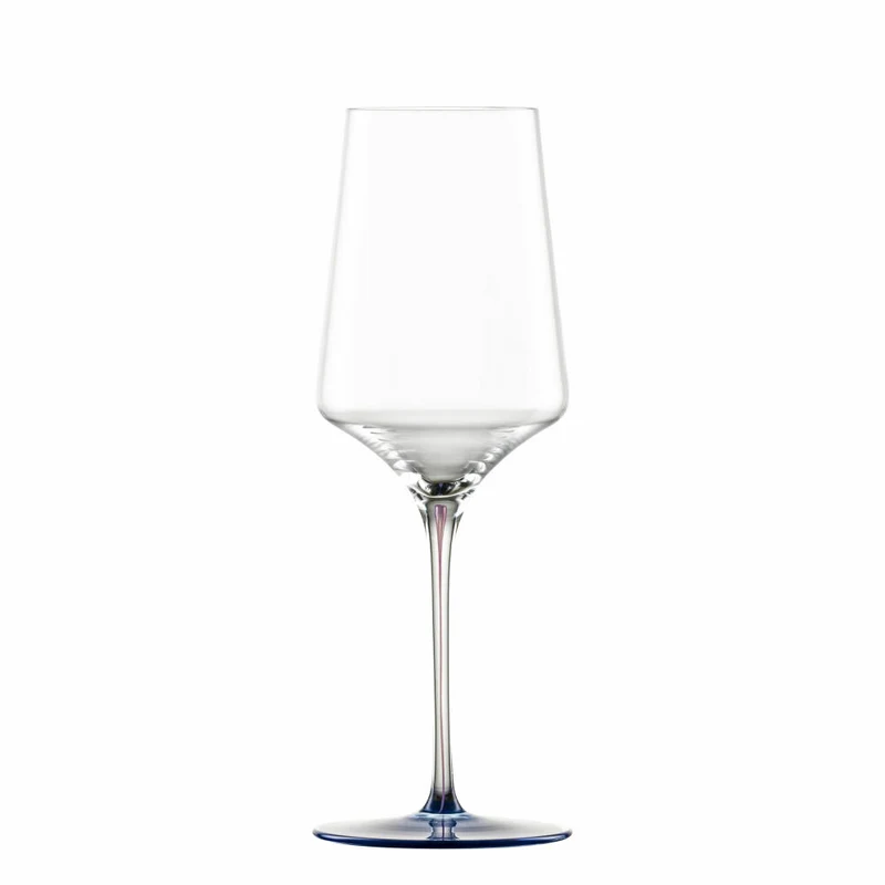 Zwiesel Glas Handmade Weißweinglas Ink, Kristallglas, Nachtblau, 407 ml, 123418