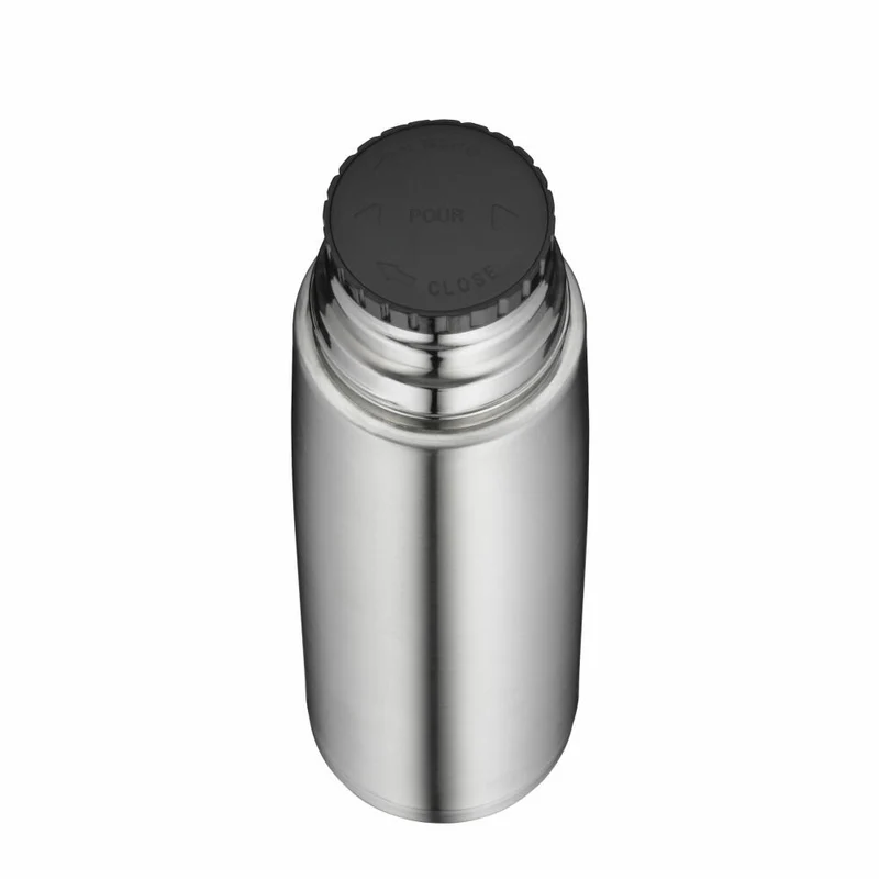 alfi Isolierflasche ISOTHERM PERFECT Drehverschluss, Isoflasche, Thermoflasche, Flasche, Edelstahl, Stainless Steel Mat, 1 L, 5107205100