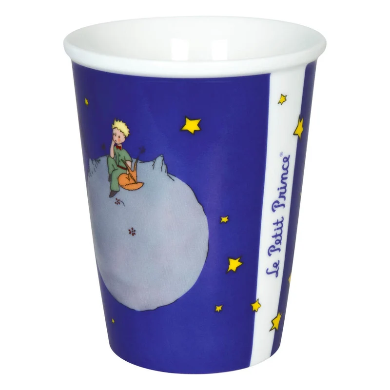 Könitz Coffee to go Mug Kleiner Prinz, Tasse, Kaffeetasse, Porzellan, Dunkelblau, 380 ml, 1111622633