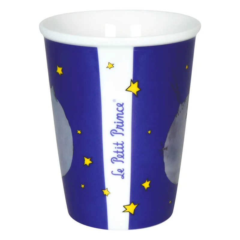 Könitz Coffee to go Mug Kleiner Prinz, Tasse, Kaffeetasse, Porzellan, Dunkelblau, 380 ml, 1111622633