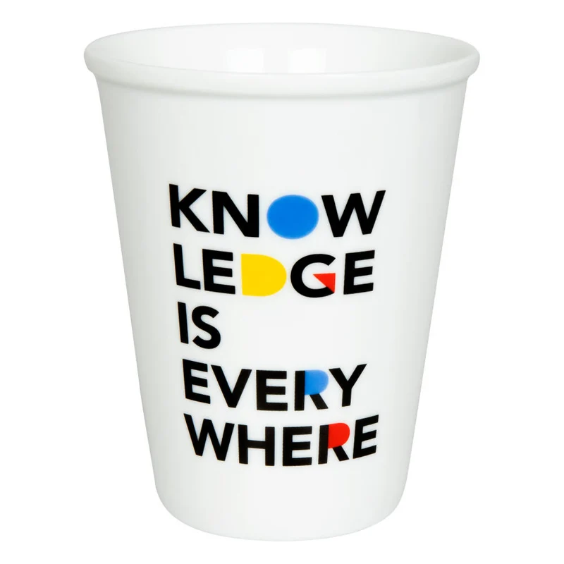 Könitz Coffee to go Mug Museums Finder, Tasse, Kaffeetasse, Porzellan, Weiß, 380 ml, 1111622694