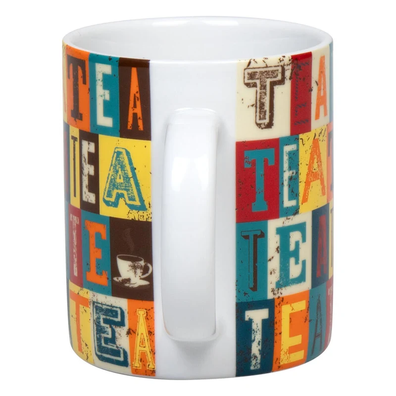 Könitz Becher Tea Squares, Tasse, Kaffeetasse, Porzellan, Bunt, 300 ml, 1110022834