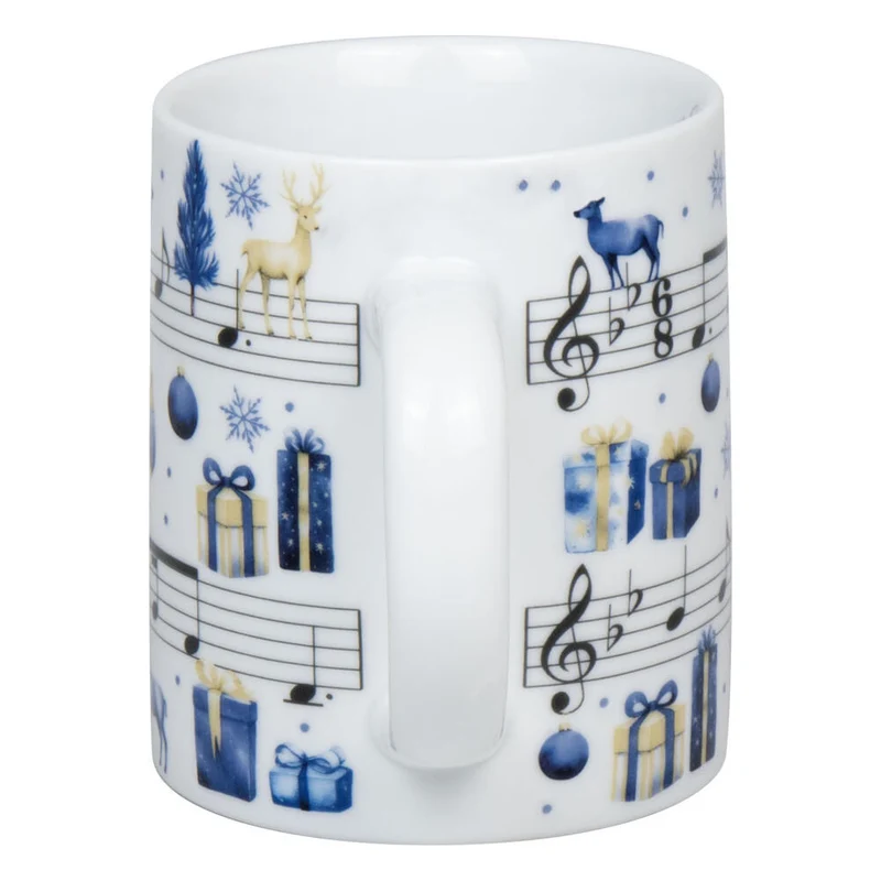 Könitz Becher Silent Night, Tasse, Kaffeetasse, Porzellan, Weiß, 300 ml, 1110022879