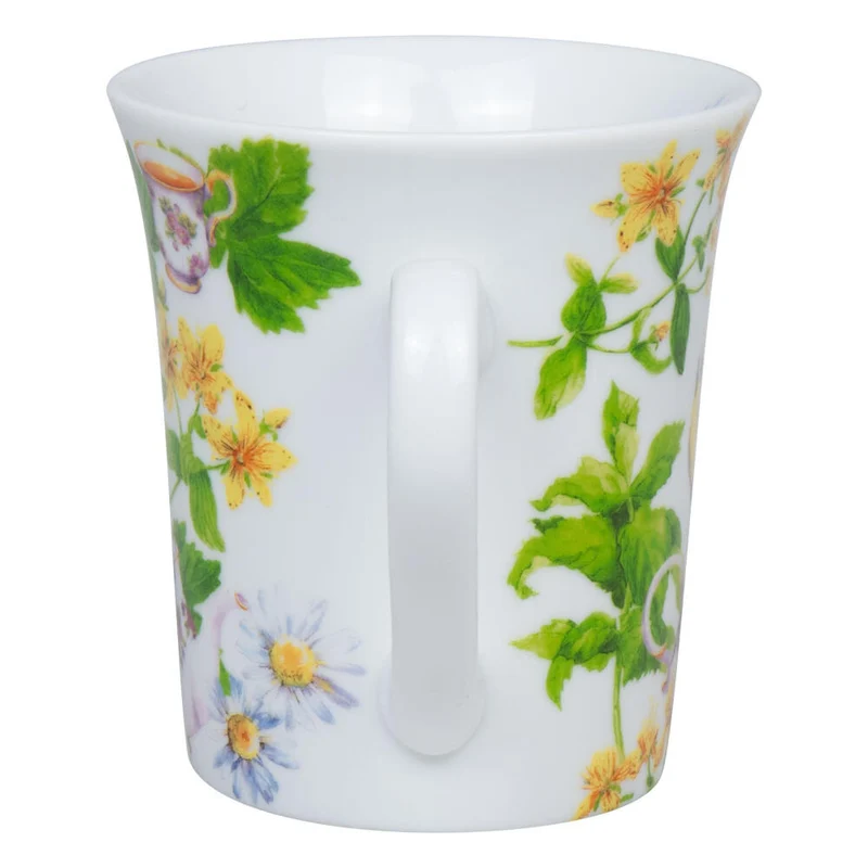 Könitz Becher Tea Birds, Tasse, Kaffeetasse, Porzellan, Grün, 410 ml, 1111002869