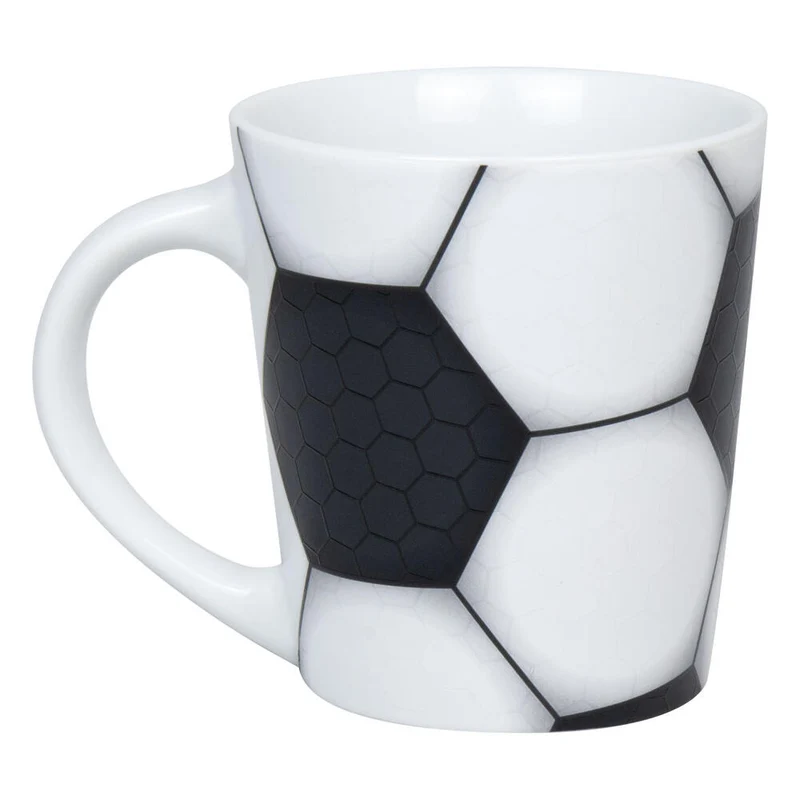 Könitz Becher Fußball - Tooooor!, Tasse, Kaffeetasse, Porzellan, Schwarz, 380 ml, 1111342837