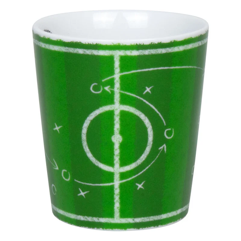 Könitz Becher Fußball - Taktik, Tasse, Kaffeetasse, Porzellan, Grün, 380 ml, 1111342838