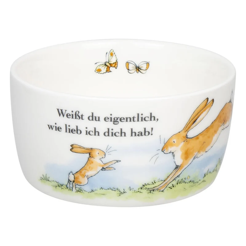 Könitz Müslischale Weißt du eigentlich, Schale, Porzellan, Braun, 380 ml, 1192652903