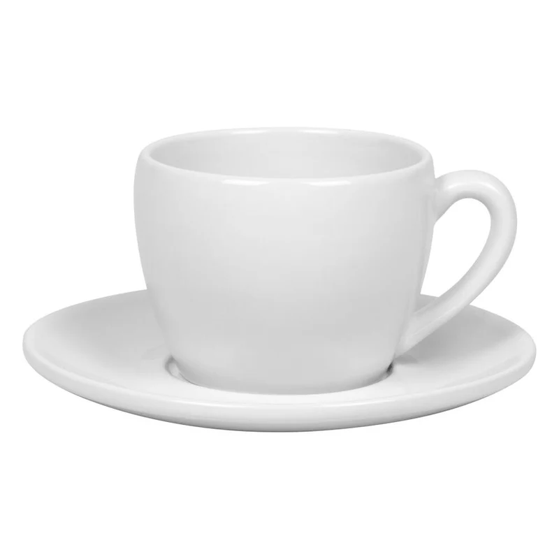 Könitz Capuccinotassen 2er Set Coffee Bar FOUR, Tasse, Porzellan, Weiß, 200 ml, 1758000004
