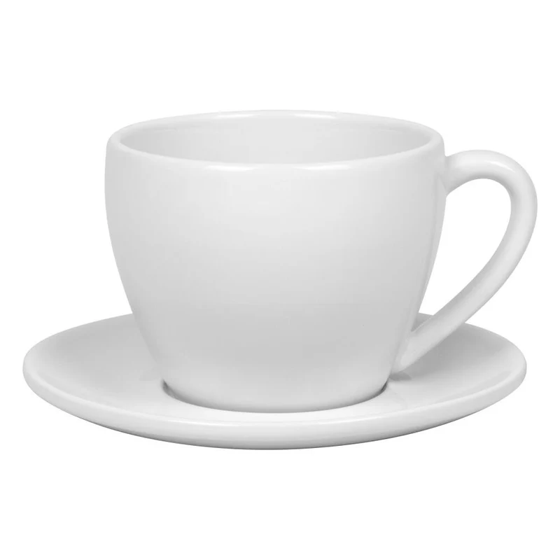Könitz Kaffeetassen 2er Set Coffee Bar FIVE, Tasse, Porzellan, Weiß, 330 ml, 1758000005