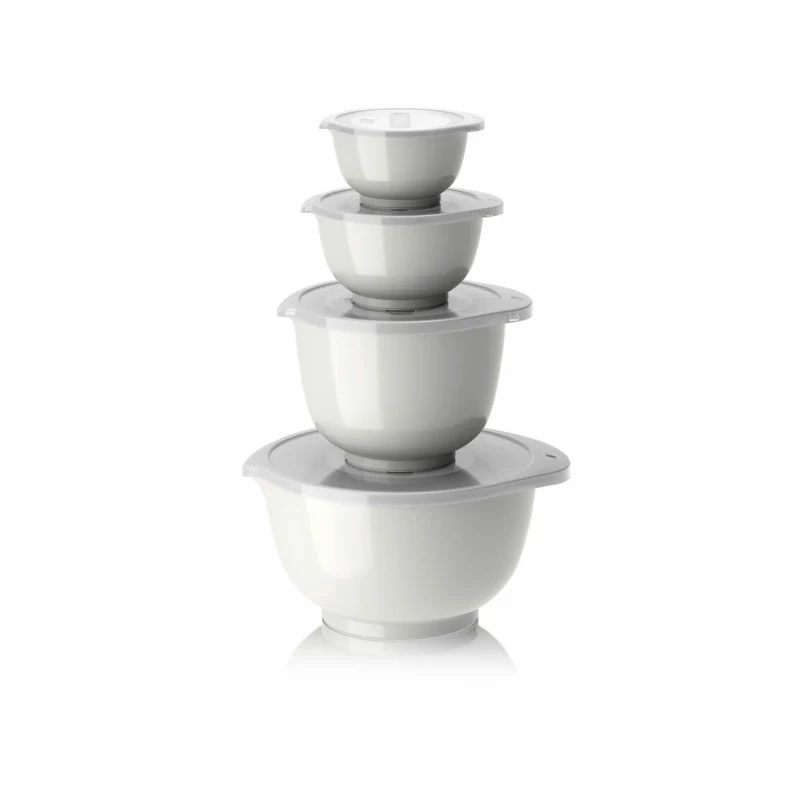 Rosti Schüssel-Set Margrethe New 8-tlg., Durostima, Weiß, 0.25 + 0.5 + 1.5 + 3 L, 29962