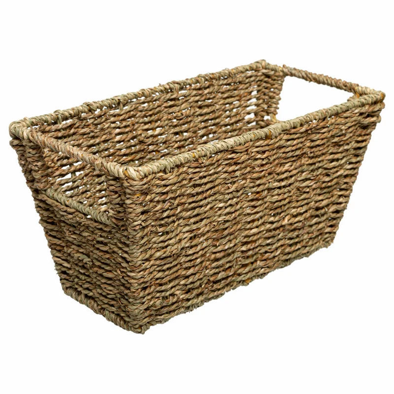 5five Simply Smart Schilf-Aufbewahrungskorb Mix N Modul, Schilfrohr, Metall, Braun, 15 x 31 cm, 174690