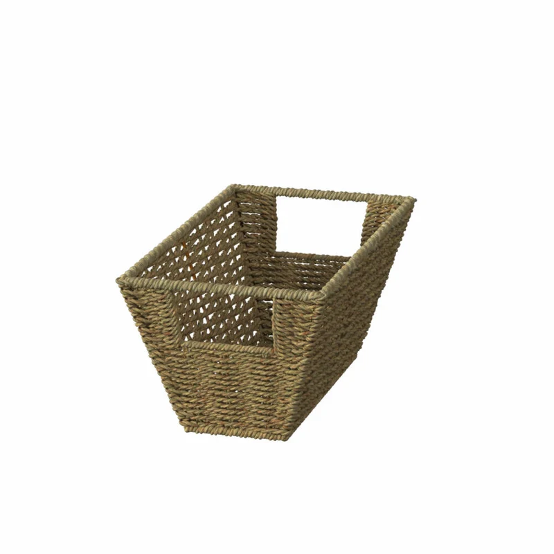 5five Simply Smart Schilf-Aufbewahrungskorb Mix N Modul, Schilfrohr, Metall, Braun, 15 x 31 cm, 174690