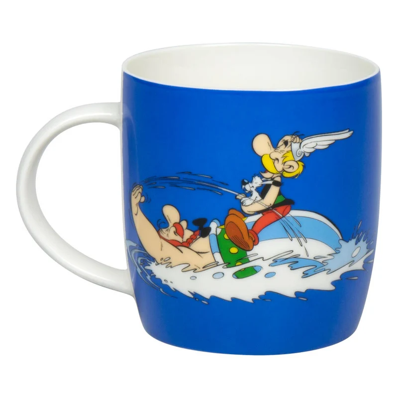 Könitz Becher Asterix Schwimmen - Nager, Tasse, Kaffeetassen, New Bone, Blau, 400 ml, 1172752850