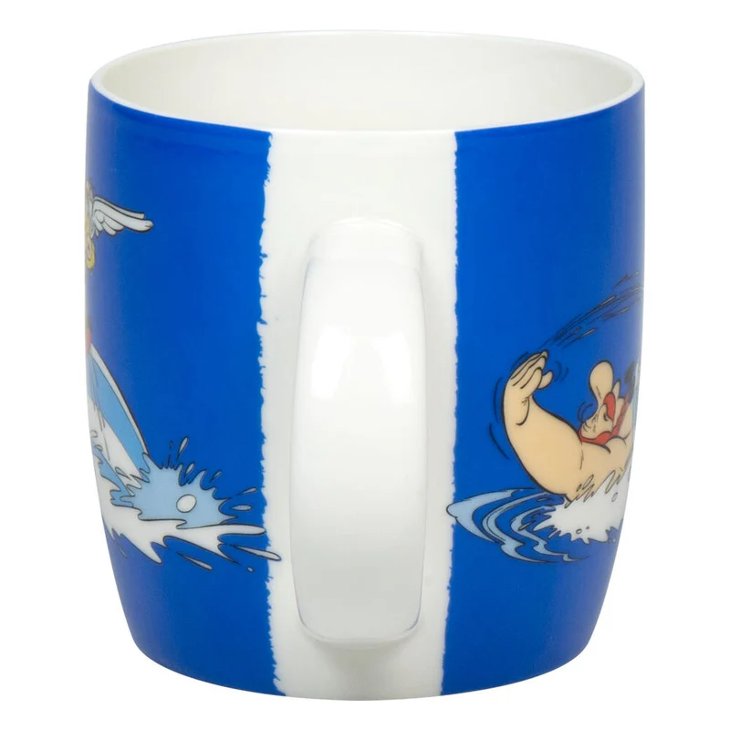 Könitz Becher Asterix Schwimmen - Nager, Tasse, Kaffeetassen, New Bone, Blau, 400 ml, 1172752850