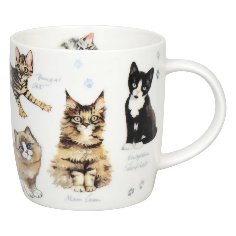 Könitz Becher Natures Diversity - Katzen, Tasse, Kaffeetassen, New Bone, Bunt, 400 ml, 1172752866