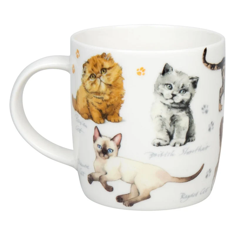 Könitz Becher Natures Diversity - Katzen, Tasse, Kaffeetassen, New Bone, Bunt, 400 ml, 1172752866