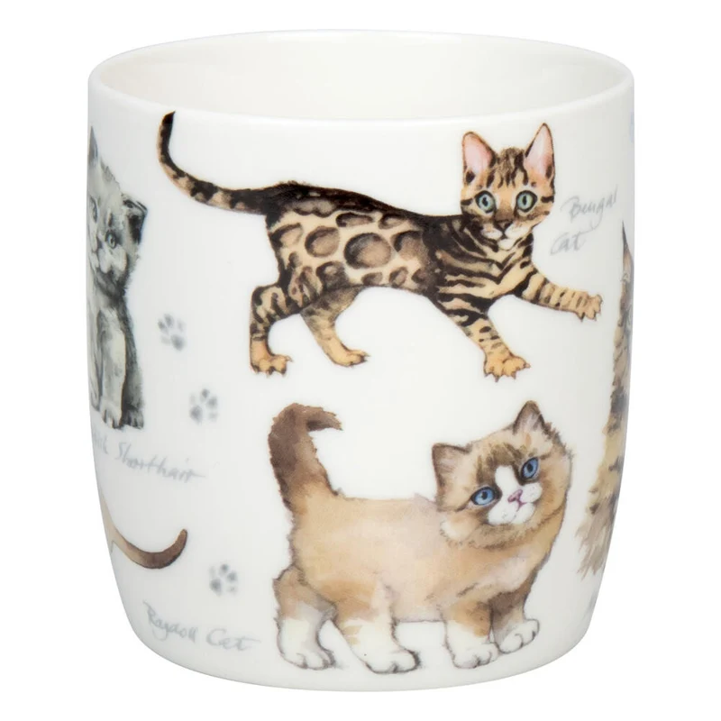 Könitz Becher Natures Diversity - Katzen, Tasse, Kaffeetassen, New Bone, Bunt, 400 ml, 1172752866