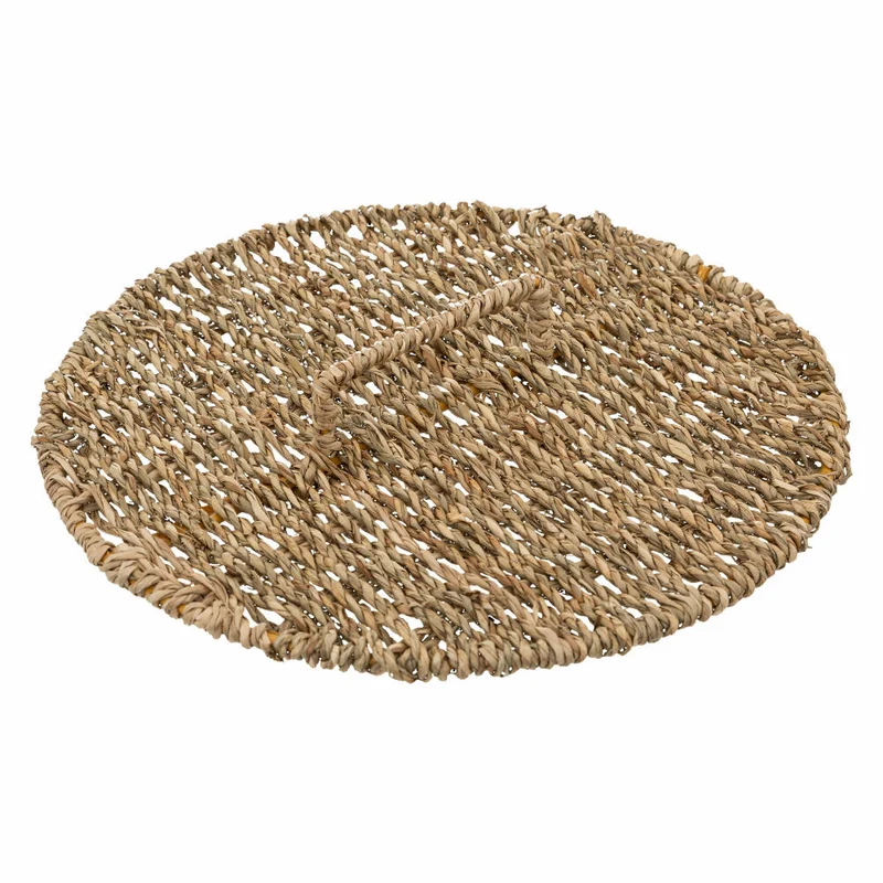 5five Simply Smart Wäschekorb Schilf Basketry, Schilfrohr, Metall, Braun, 9 Liter, 174717