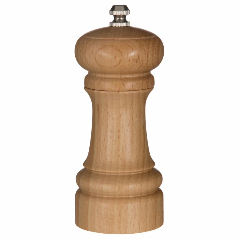 5five Simply Smart Salz- oder Pfeffermühle Bistrot, Gewürzmühle, Buchenholz, Braun, 14 cm, 136326