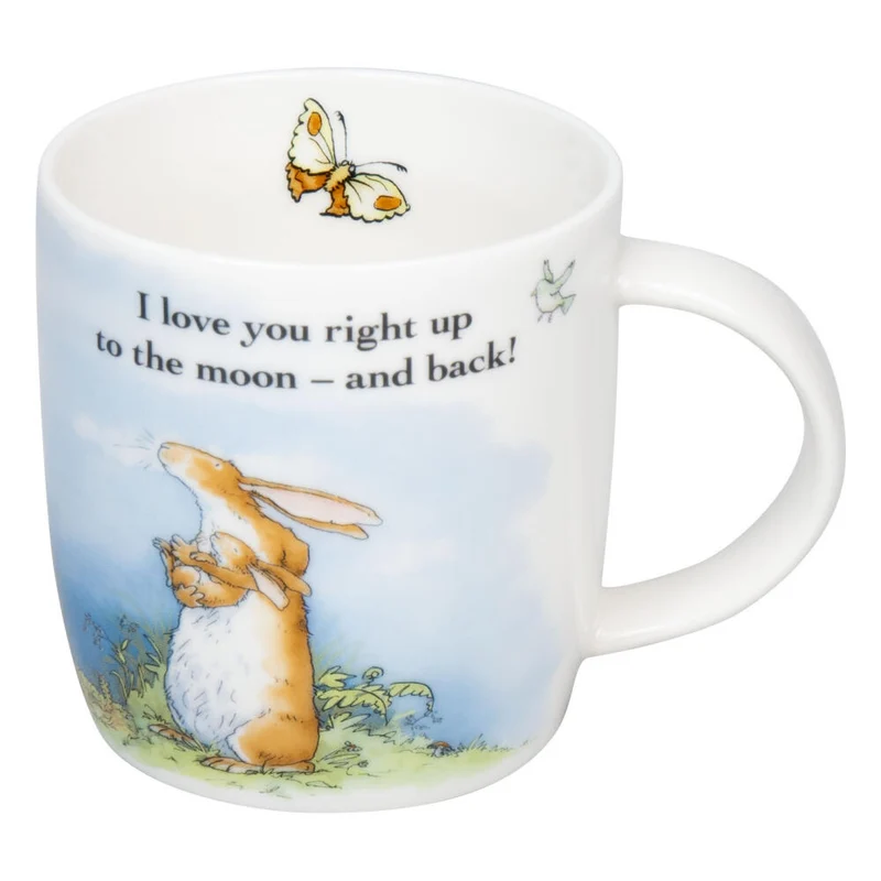 Könitz Becher I love you to the moon, Tasse, Kaffeetassen, New Bone, Hellblau, 400 ml, 1172752894