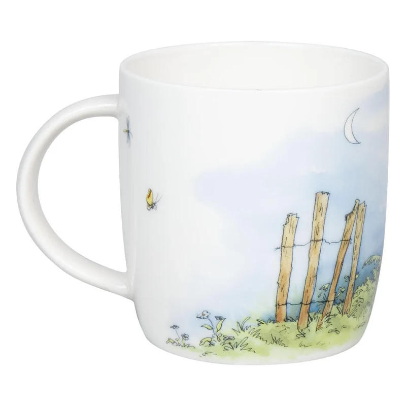 Könitz Becher Ich hab dich lieb bis zum Mond, Tasse, Kaffeetassen, New Bone, Hellblau, 400 ml, 1172752895