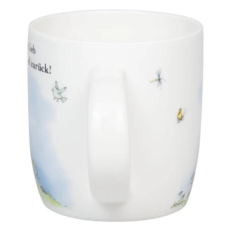 Könitz Becher Ich hab dich lieb bis zum Mond, Tasse, Kaffeetassen, New Bone, Hellblau, 400 ml, 1172752895