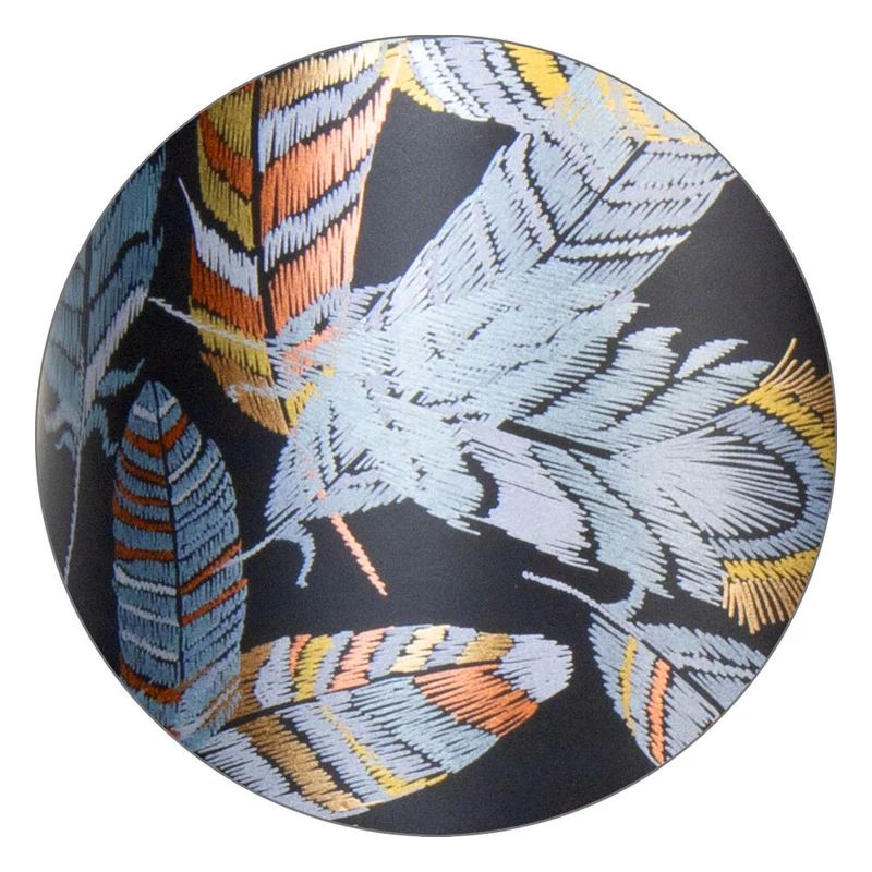 Könitz Becher Shiny Feathers, Tasse, Kaffeetassen, New Bone, Schwarz, 395 ml, 1172392619