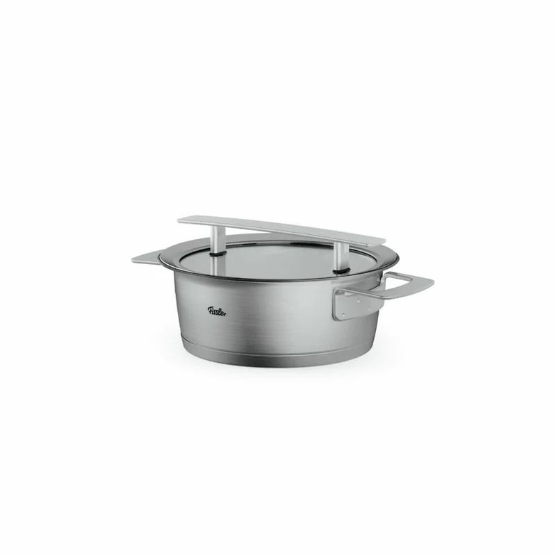 Fissler Bratentopf Phi Collection, Edelstahl 18/10, Silbern, 20 cm, 016-123-20-000